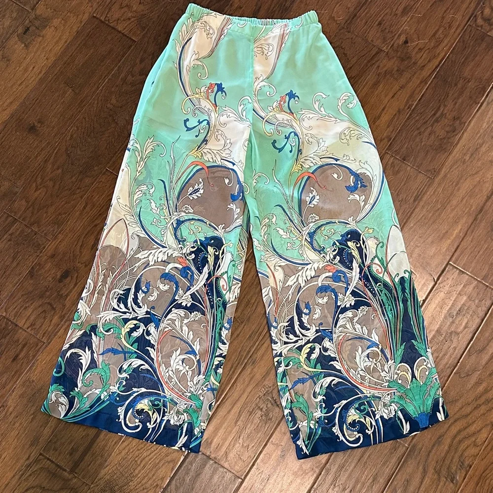 Isle by Melis Kozar Multicolor wide Leg Pants - Picture 9 of 13